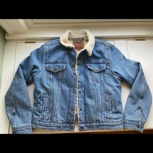 Levis Original Sherpa Trucker Jacket size large